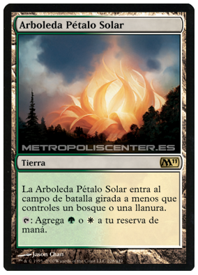 Arboleda Pétalo Solar FOIL (EN)