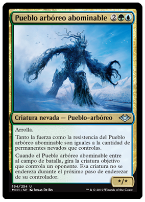 Pueblo arbreo abominable