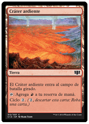 Crater ardiente