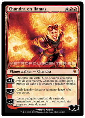 Chandra en llamas